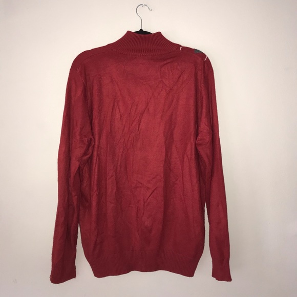 U.S Polo ASSN red zip up sweater - Picture 3 of 3